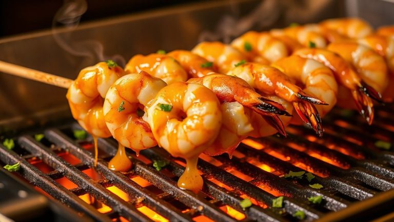 grilled shrimp with garlic butter