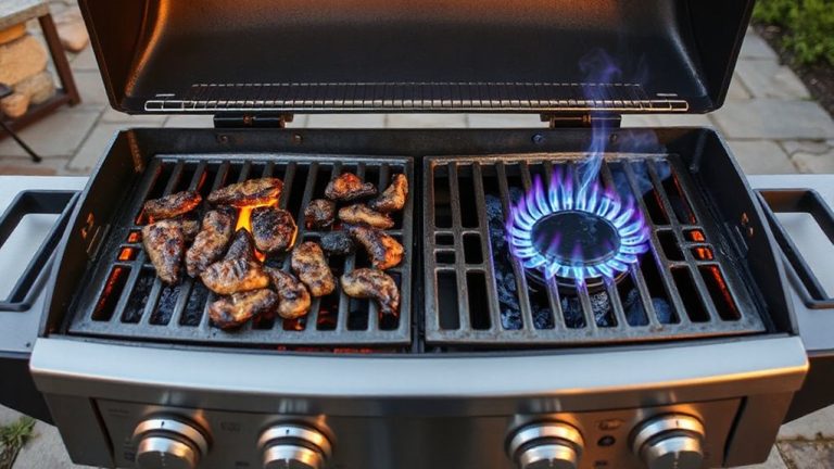 half propane half charcoal grates