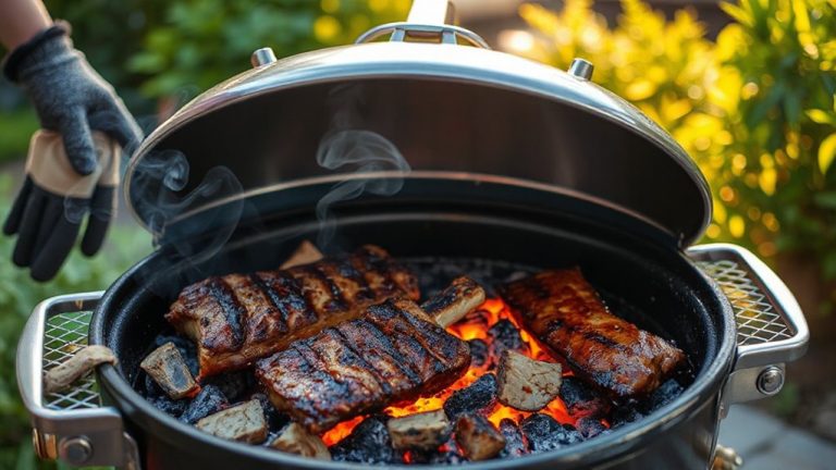 hibachi grill smoking conversion