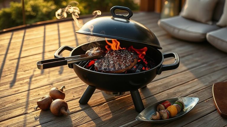 hibachi grilling indoors outdoors