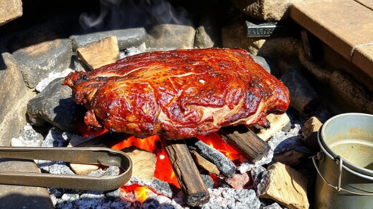 hickory mesquite brisket smoking