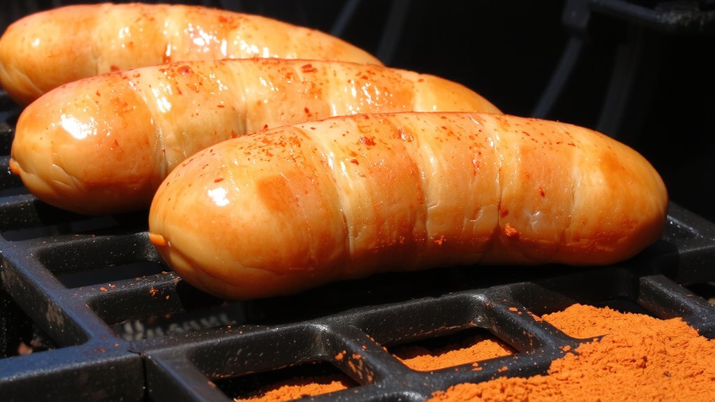 hot paprika for authentic color and heat