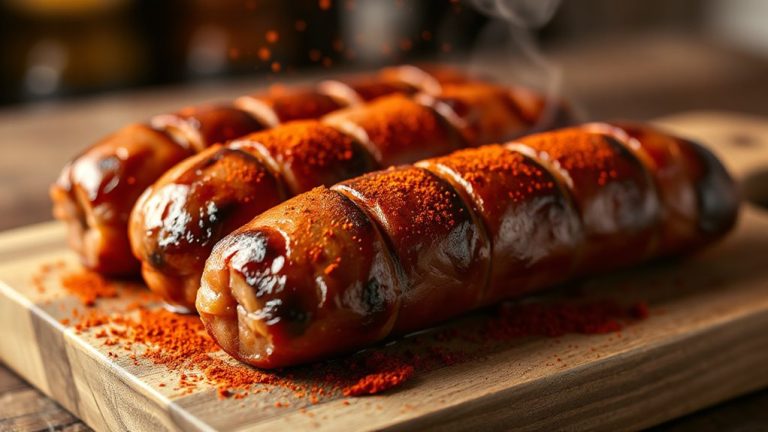 hot paprika smoked sausage