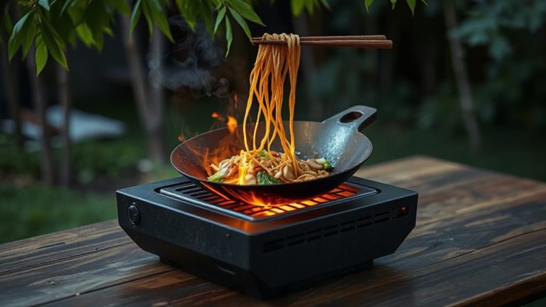 indoor stir fry outdoors