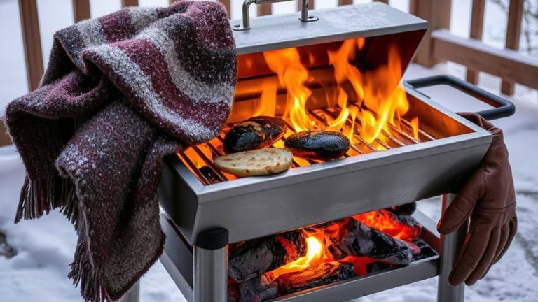 insulate grill retain heat