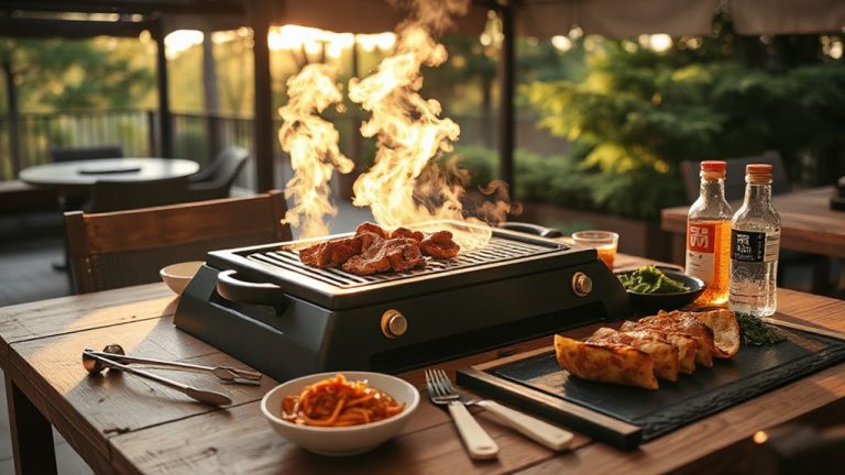 korean style tabletop grills