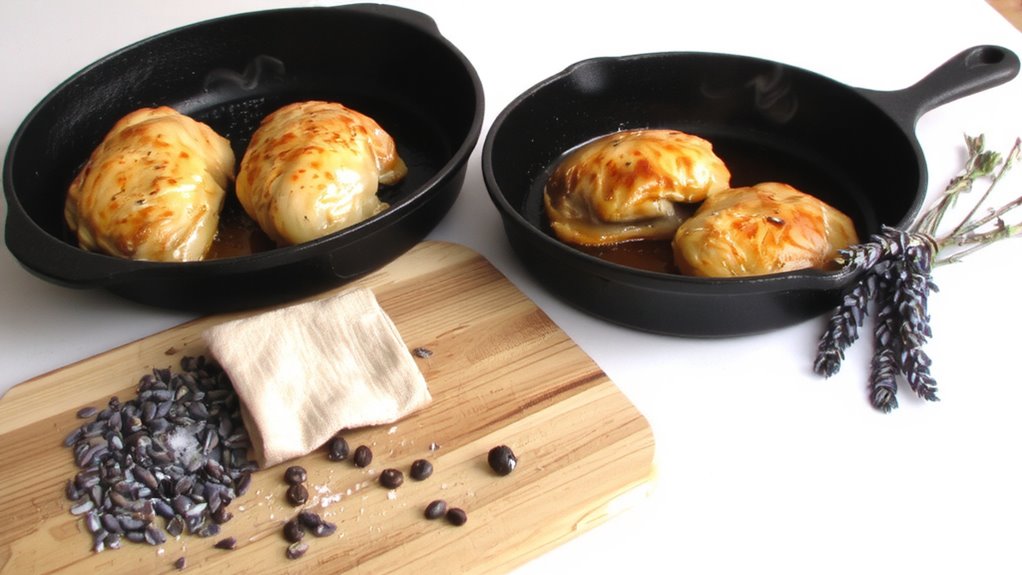 lavender enhances smoked poultry
