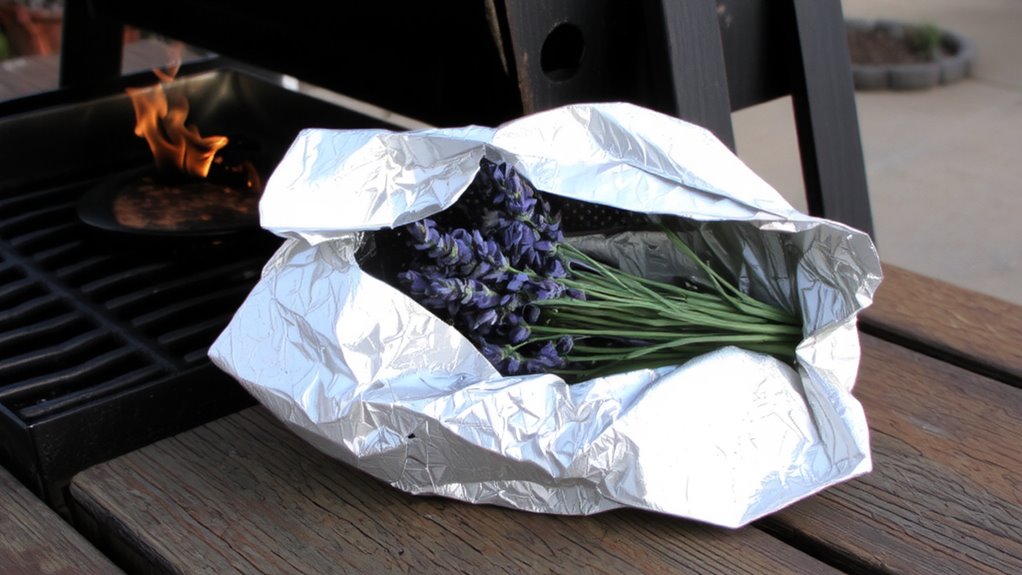 lavender foil smoking technique