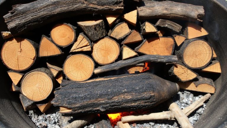 layer dry green wood