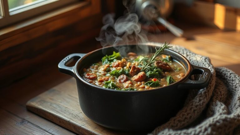 lentil kale sausage soup