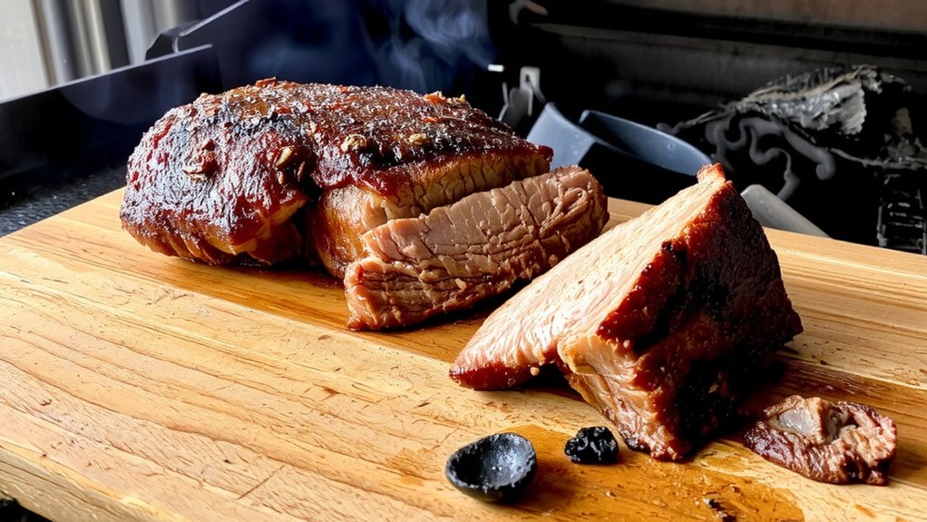 low and slow smoked pork