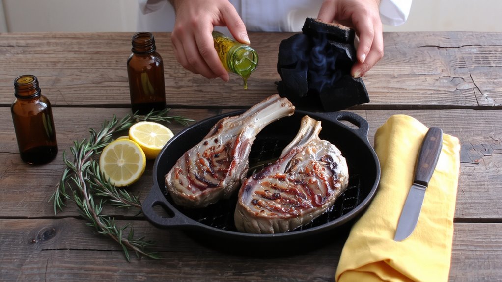 match oils to meats