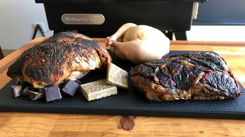 match smoke to meat
