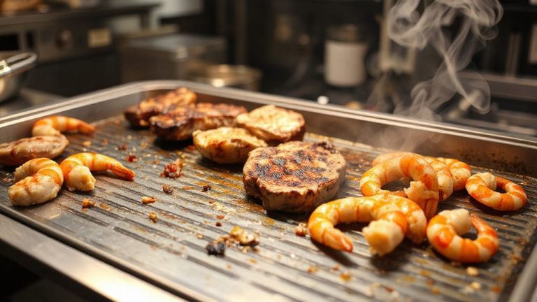 meat specific hibachi cooking times