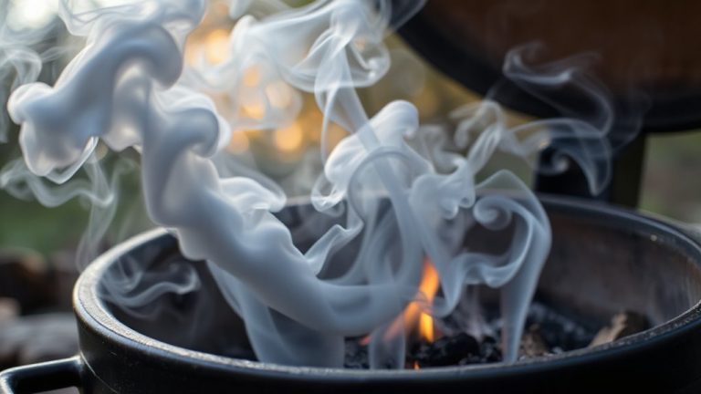 monitor smoke color closely
