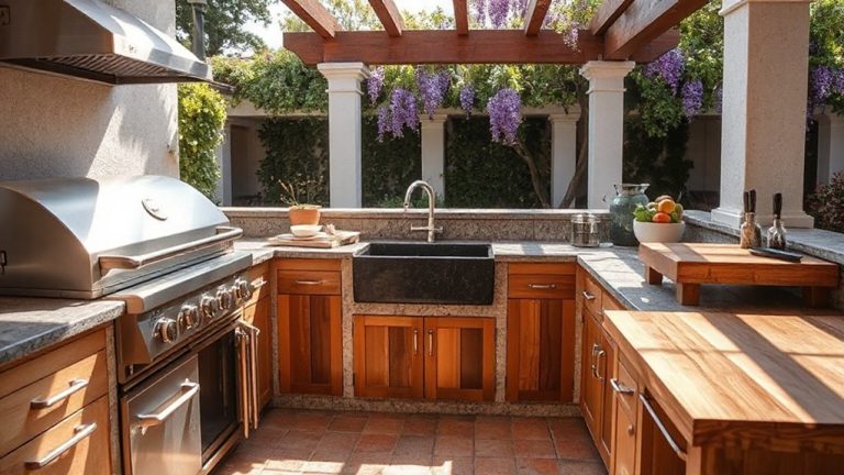 multi zone outdoor cooking station
