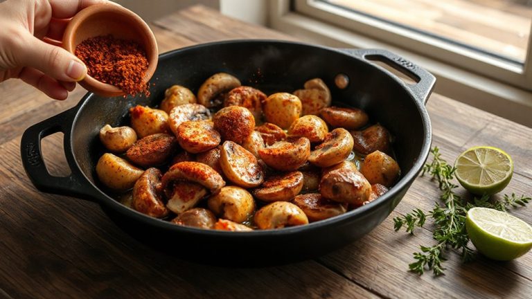 mushroom smoked paprika taco mix