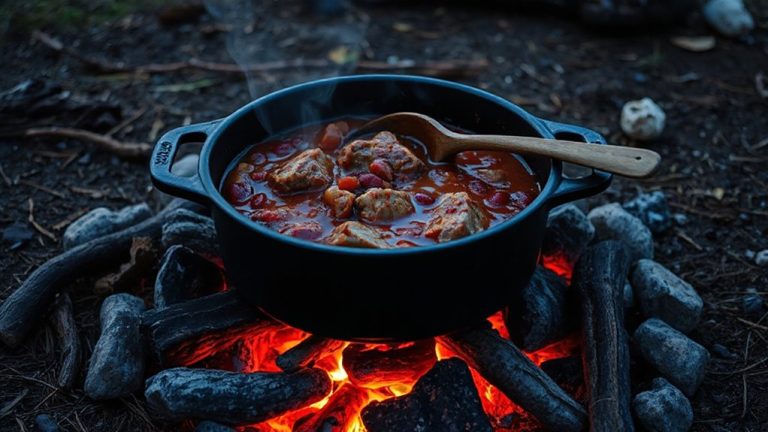 one pot campfire chili