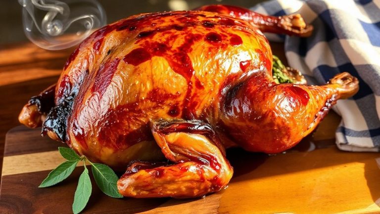 pecan smoked turkey with maple sage seasoning