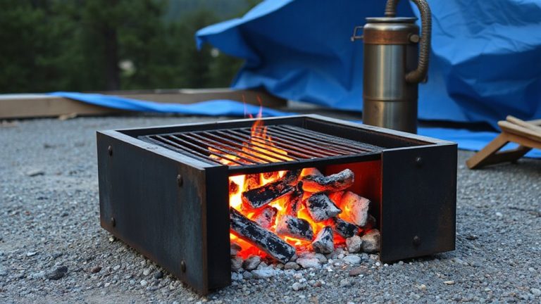 portable open pit station