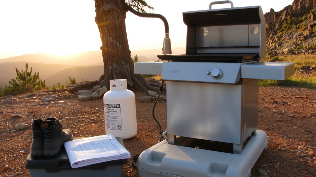 propane fast efficient portable cooking