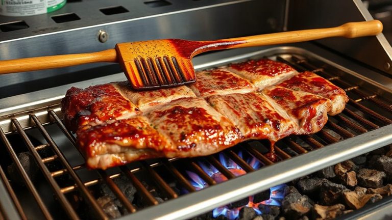 propane heat wood baste