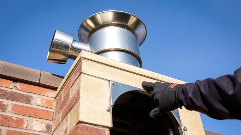 proper chimney draft installation