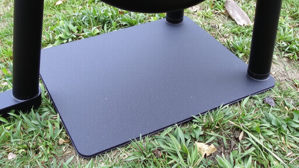 properly sized heat resistant matting