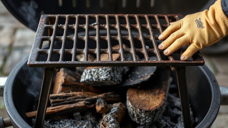 raised grate fire distance system