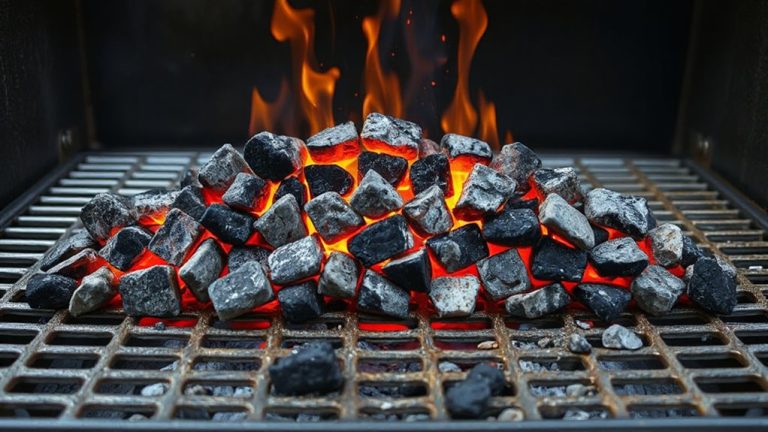 ramp style charcoal bed