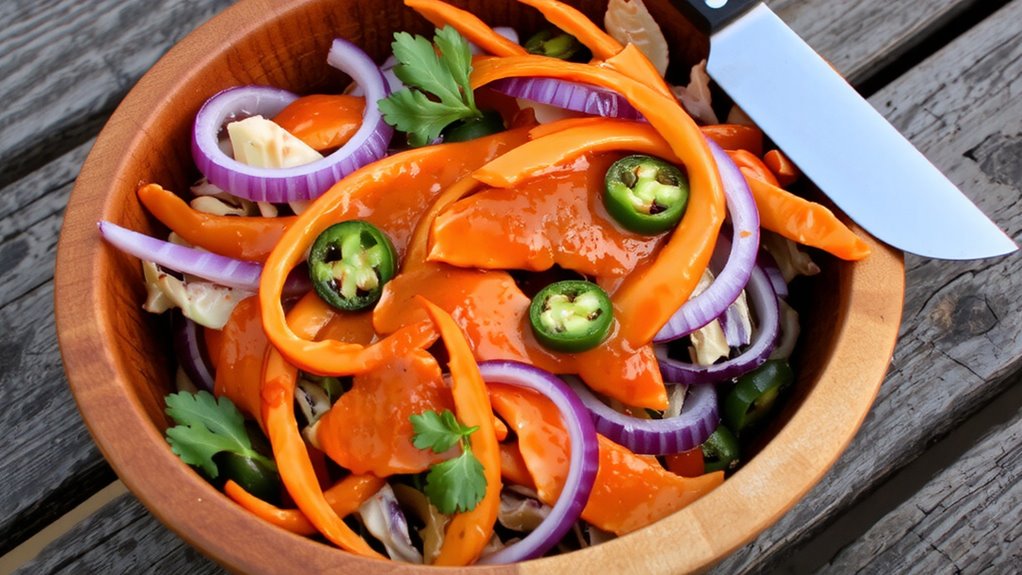 red onions add vibrant crunch