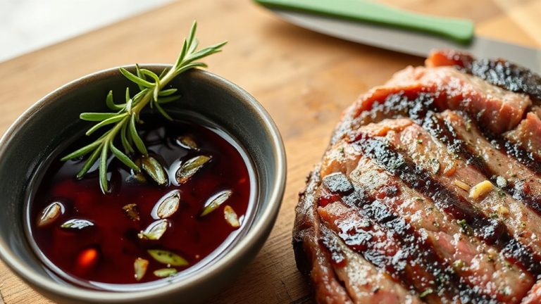 red wine rosemary marinade
