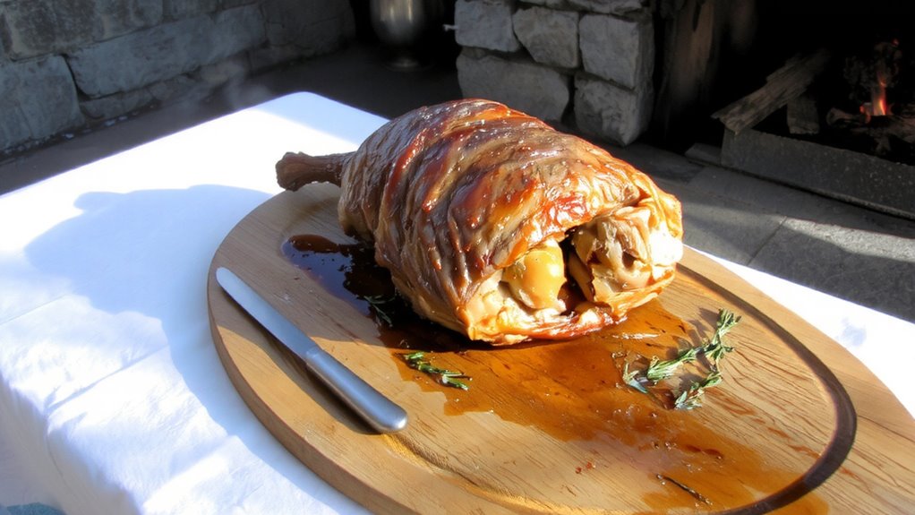 rest meat outdoors properly