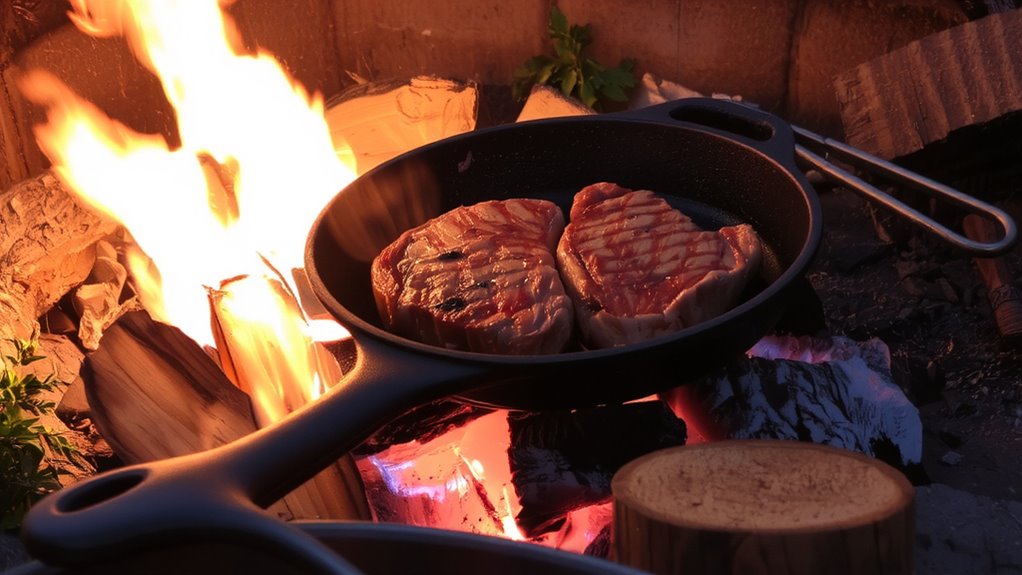 reverse sear with two zone heat