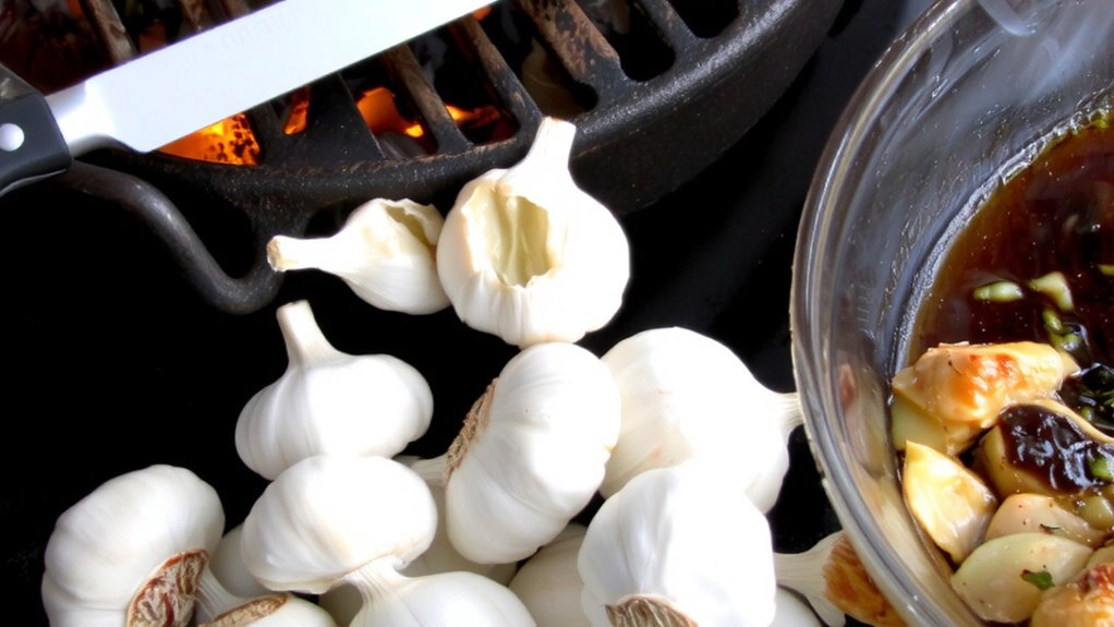 roast or oil garlic