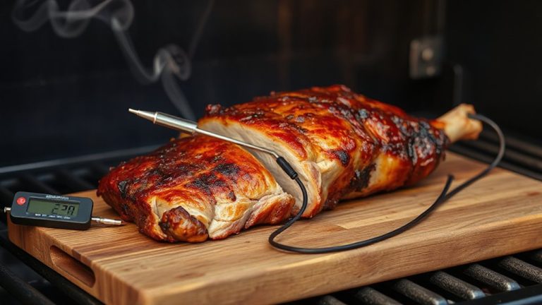 roast pork temperature tracking