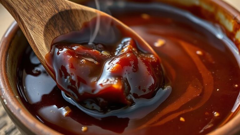 roasted garlic thickens mop sauce