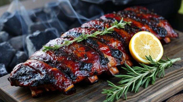 rosemary enhances smoked meat
