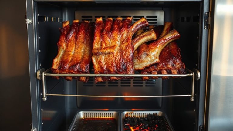 rotate ribs for even bark