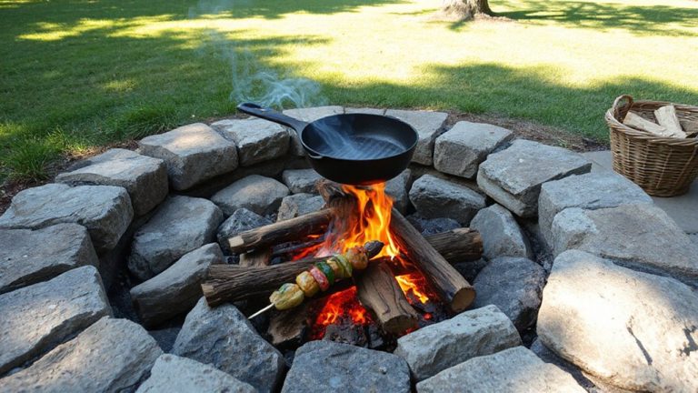 safe backyard pit fire