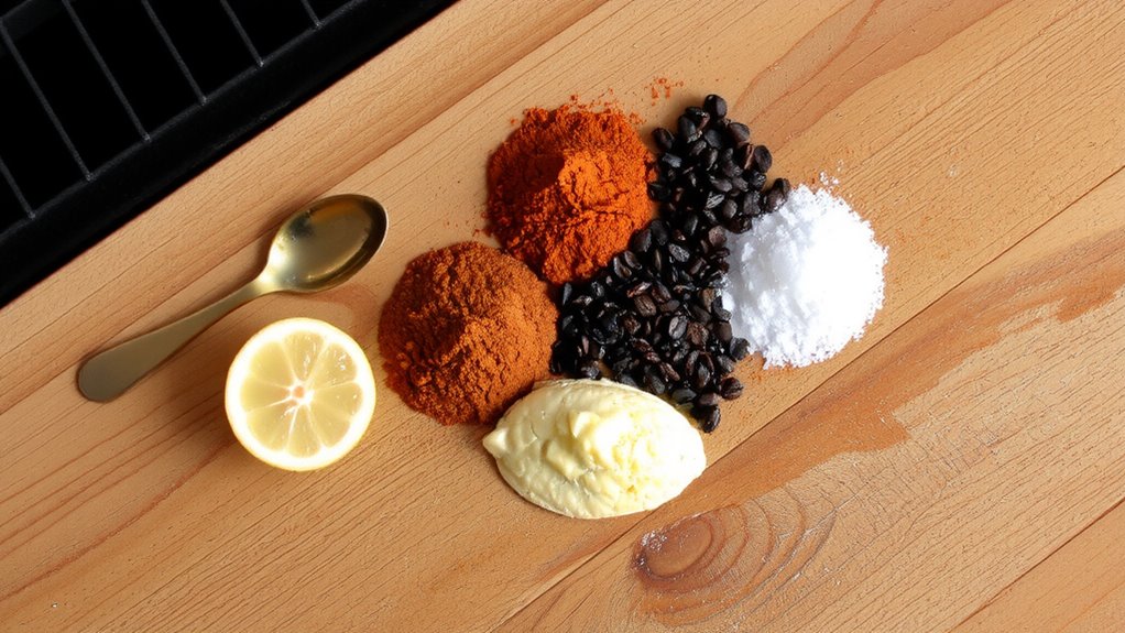 salt herbs spices sugar