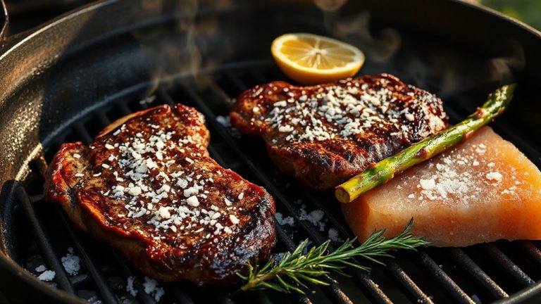 salts enhance grilled flavor