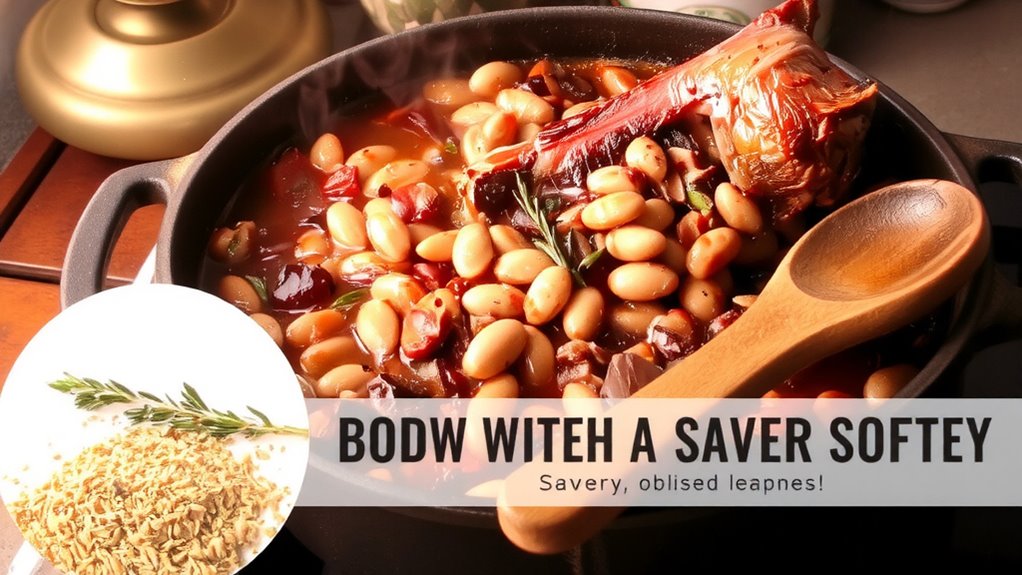 savory eases bean digestion
