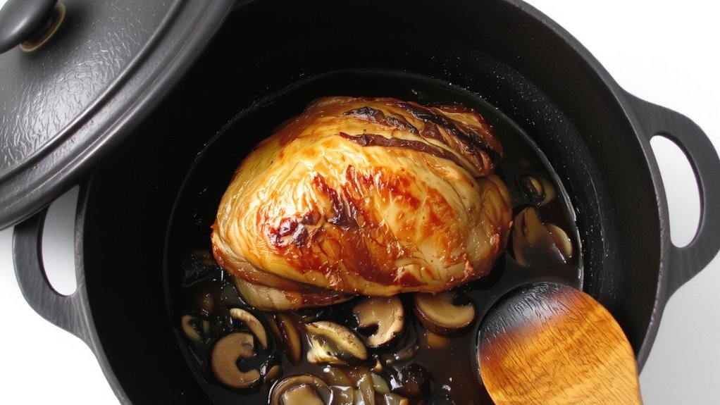 sear for crispy skin