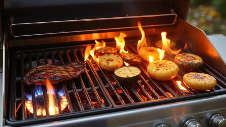 searing and roasting zones