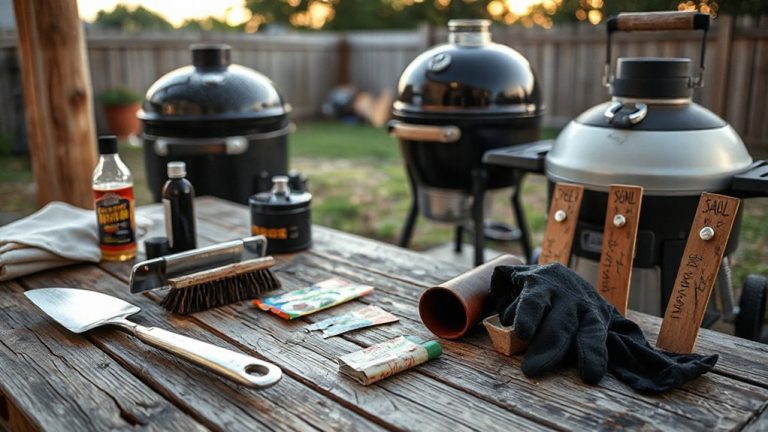 seasonal outdoor cooking maintenance