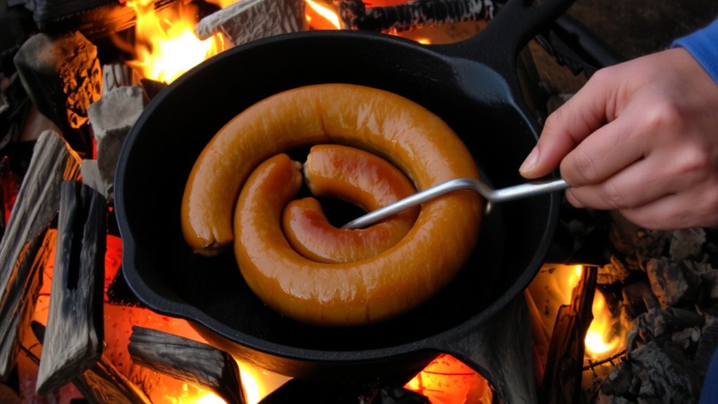 secure sausages balanced rotation