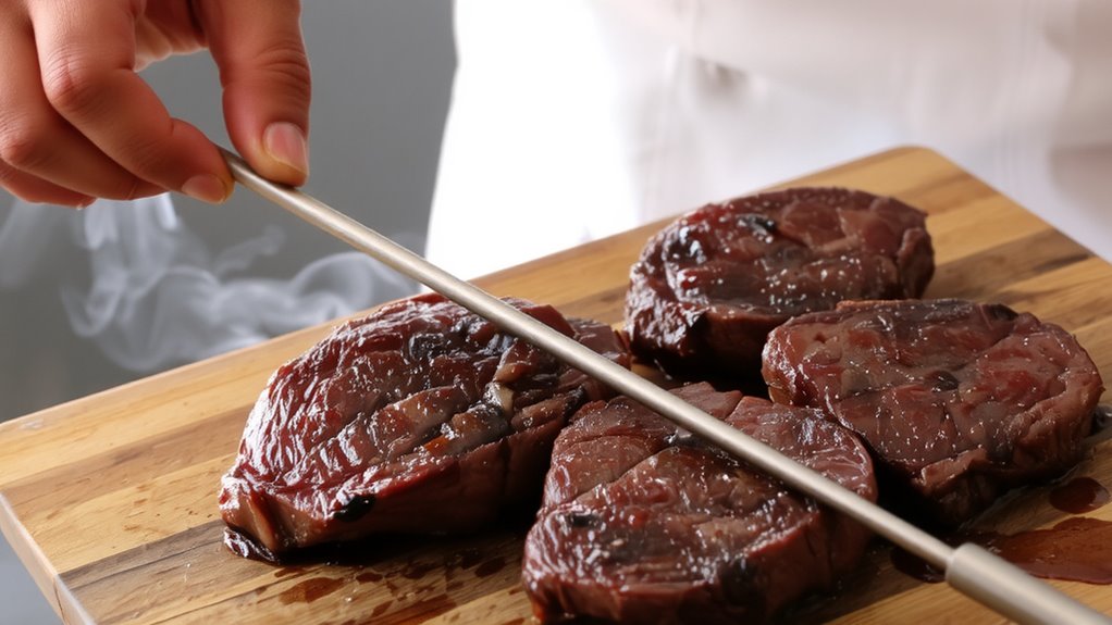 skewer venison evenly grill perfectly