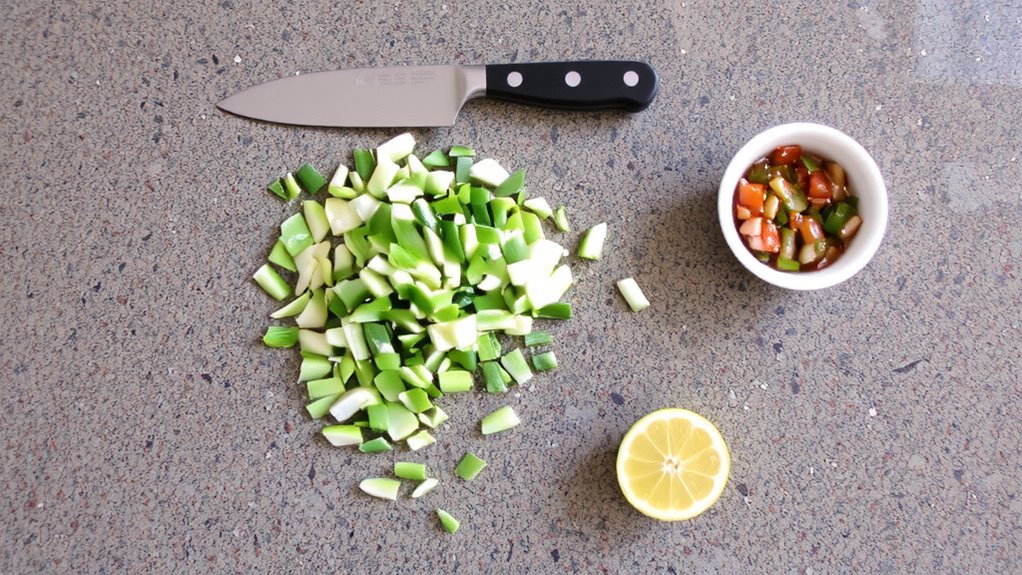 slice fresh soak for crispness