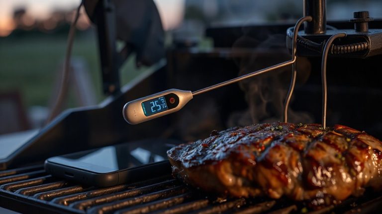 smart thermometers alert on low grill temps